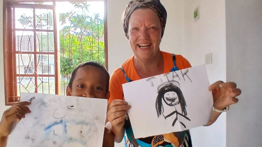Titta Helmilahti Indonesiassa