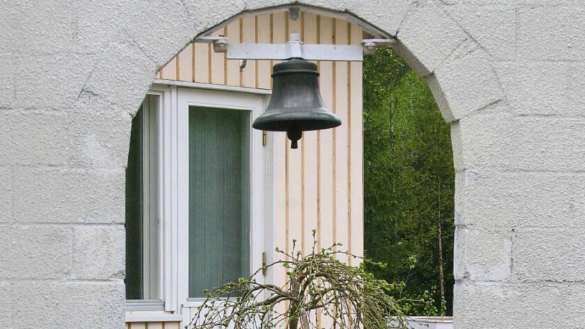yksityiskohta leirikeskuksen ulkoseinästä