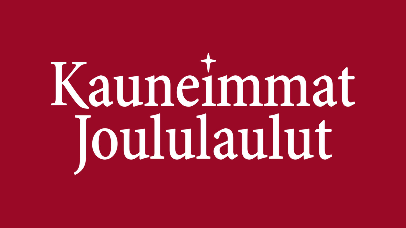 kauneimmat joululaulut logo